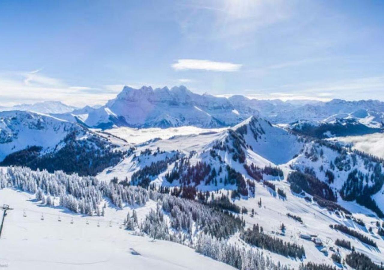 Hotel Des Portes Du Soleil Les Crosets ภายนอก รูปภาพ